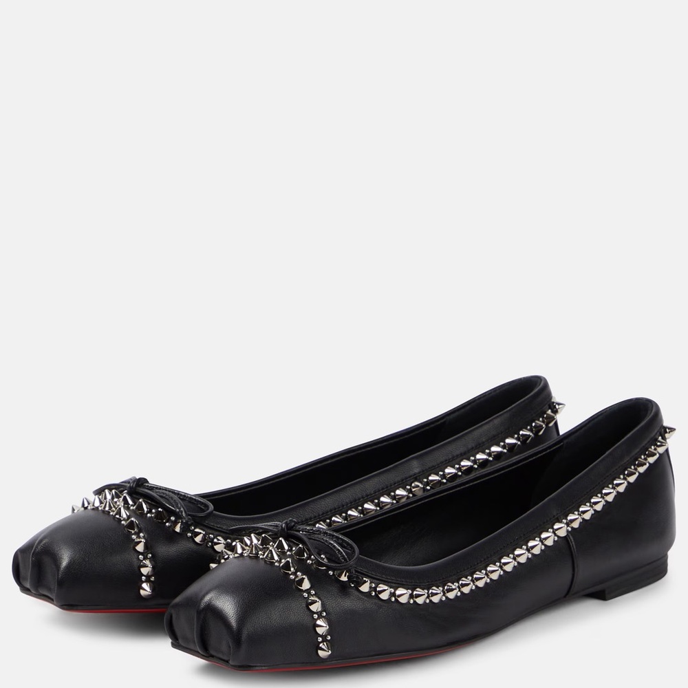 Christian Louboutin 2024 studded ballet flats